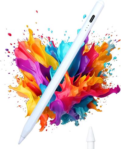 القلم القلم لـ iPad 2018-2025 لا تتأخر حساسية الإمالة الشحن السريع لقلم رصاص Apple مع مغناطيسي متوافق مع iPad 11/10/9/8/7/6 AIR 3/4/5 PRO 11/12.9/M4 MINI 5/6 in Kuwait
