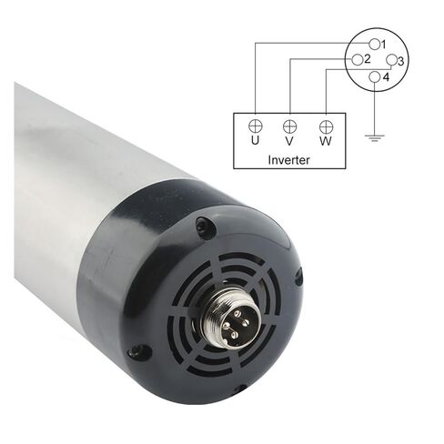 800W 220V air-Cooled Spindle ER11 Chuck Diameter 65mm 4 Bearings JGF-F65A-800W in Kuwait
