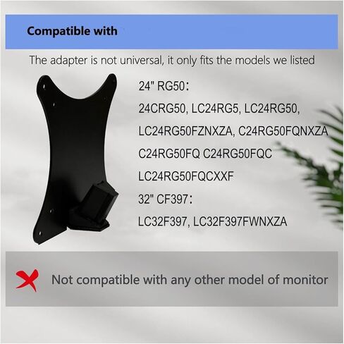 24CRG50 C24RG50FQ LC32F397 Wall Mount 75x75 &100x100 Monitor VESA Adapter For Arms Stands，Compatible For Samsung，Monitor Stand in Saudi Arabia