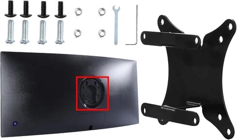 Monitor VESA Adapter For Arms，Compatible For XIAOMI，Compatible For Mi， G34WQ G34WQi G27Q X27G9 G Pro 27i Monitors Wall Mount 75x75 & 100x100，Monitor Stand in Saudi Arabia