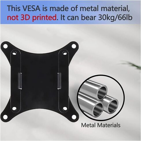Monitor VESA Adapter For Arms，Compatible For XIAOMI，Compatible For Mi， G34WQ G34WQi G27Q X27G9 G Pro 27i Monitors Wall Mount 75x75 & 100x100，Monitor Stand in Saudi Arabia