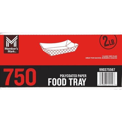 Member's Mark 2lb. Heavy Duty Paper Food Trays (750 ct.) in Saudi Arabia