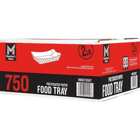 Member's Mark 2lb. Heavy Duty Paper Food Trays (750 ct.) in Saudi Arabia