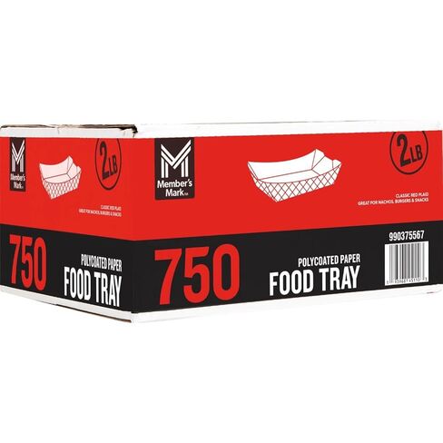 Member's Mark 2lb. Heavy Duty Paper Food Trays (750 ct.) in Saudi Arabia