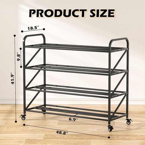 حامل تخزين كرات كرة السلة شديد التحمل، 4 طبقات 40 كرة، حامل تدريب على الرماية لكرة السلة، منظم المعدات الرياضية مع عجلات للصالة الرياضية والمدرسة والنادي in Kuwait