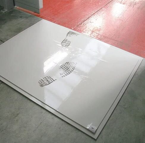 Clean Room Sticky Mat Frame - with 1 Pad (30 Sheets), White in Kuwait