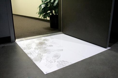 Clean Room Sticky Mat Frame - with 1 Pad (30 Sheets), White in Kuwait