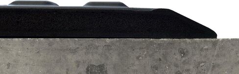 Wearwell Rejuvenator Squared Workstation Anti-Fatigue-Mat - Black. 3' W x 5' L x 5/8" Thickness. Polyurethane. Molded Ramps. For Dry Industrial Areas (502.58x3x5BK) in Kuwait