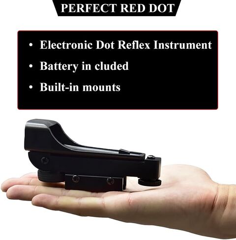 Piaoyu Plastic Red Dot Sight Gun Holographic Sight Reflex Sight for 11mm Rail, Pellet Gun/Pistol Scope in Kuwait
