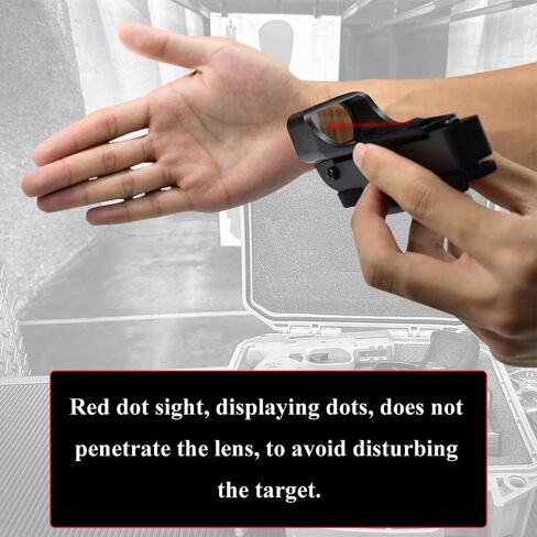 Piaoyu Plastic Red Dot Sight Gun Holographic Sight Reflex Sight for 11mm Rail, Pellet Gun/Pistol Scope in Kuwait