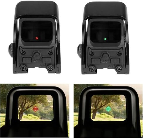 552 Holographic Sight Tactical Red Dot Sights Holo Reflex Sight for Rifle 20mm Rail Parallax Outdoor Shockproof in Kuwait