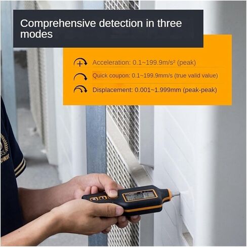 Vibration Meter, 1 Set, Digital Vibration Meter, Motor Equipment, Vibration Detection, Metal Inspection Equipment, Motor in Saudi Arabia