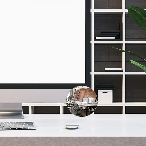 Aogigigio 2pcs Desk Mirror Office Cubicle - Adjustable Rear View Computer Monitor Small Removable Mirror to See Behind You for Work Accessories, 2inch in Kuwait