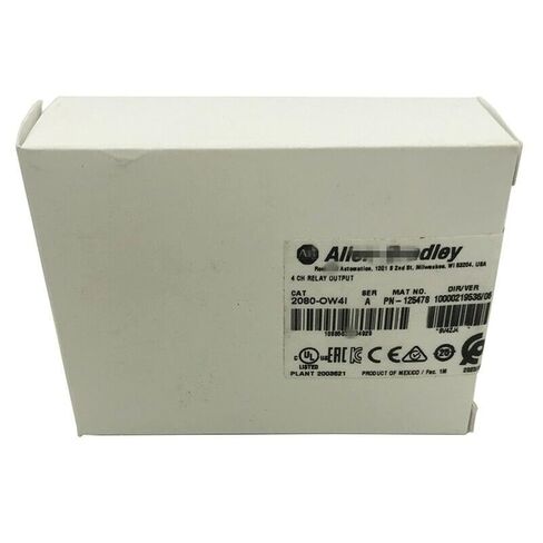 2080-OW4I PLC Module 2080-OW4I Micro800 4Pt Relay Output Module Sealed in Box One Year Warranty in Saudi Arabia