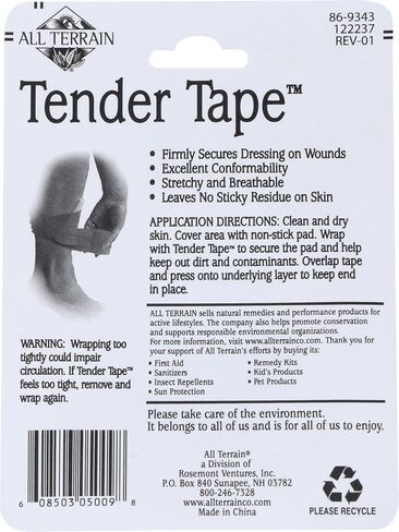 ALL TERRAIN Tender Tape 2 X 5, 5 YD in Kuwait