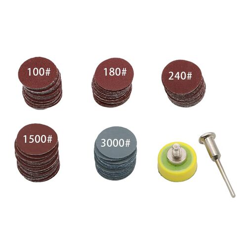 100Pcs 1 Inch Sanding Discs Pad Kit 100-3000 Grit for Drill Grinder Rotary Tool in Saudi Arabia