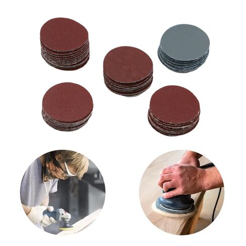 100Pcs 1 Inch Sanding Discs Pad Kit 100-3000 Grit for Drill Grinder Rotary Tool in Saudi Arabia