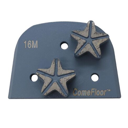 Concrete Floor Grinding Discs, Diamond Metal Grinding Tooling for Lavina Grinders, Concrete Preparation & Thin Epoxy Remove, Double Segments 16 Grit Soft Bond, Pack of 9 in Saudi Arabia