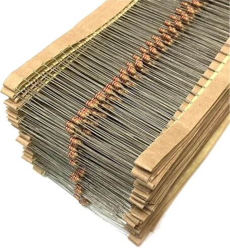100Pcs 1/8W Carbon Film Resistor 5% 2R7 27R 270R 2K7 27K 270K 2.7 27 270 R K Ohm 0.125W 0R-1M(CF 0.125W 10K 100pcs) in Saudi Arabia