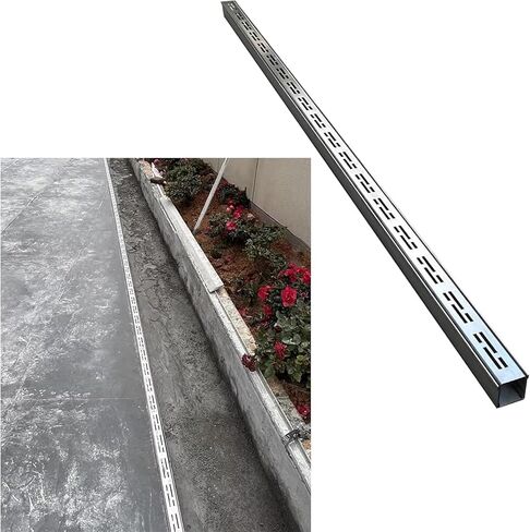 Stainless Steel Drainage Grate Kit - Narrow Garden Slot Drain for Patios, Walkways & Showers - Heavy-Duty Rectangular Floor Trough (15x4cm/6x1.6in) in Kuwait