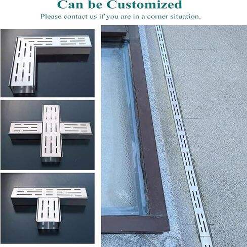 Narrow Channel Drain Grate for Outdoor Metal Trench Drains, Slim 5x5cm Drainage System for Driveways & Landscape, Durable Grate Cover for Sewage Management & Farm Use in Kuwait