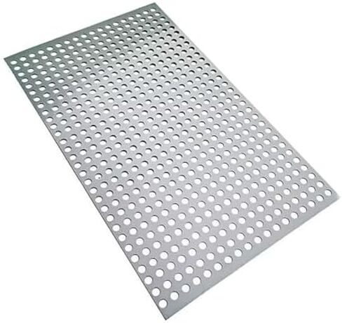 Heavy-Duty Stainless Steel Expanded Metal Sheet - Perforated Railing, Balcony Fence, Window Sill, Flower Support - Durable Security Mesh for Stylish Outdoor Protection in Saudi Arabia
