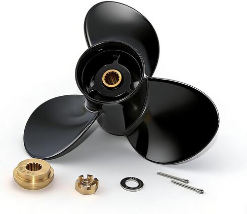 Boatman Upgrade 9.25x10 Outboard Propeller with Hardware Kits Compatible with Mercury Outboard Motos 9.9/15/20HP &Tohatsu Motos 9.9/12/15/18HP/20HP,NSM NSF MFS, OEM 48-897752A11 in Saudi Arabia