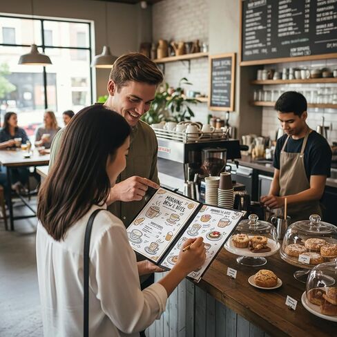 Restaurant Menu Covers 8.5x11 – 12 Pack Clear Vinyl Menu Holders with Silver Corners, 2 Page 4 View Letter Size Menu Sleeves for Restaurant, Cafe, Bar, Bistro & Hotel in Kuwait