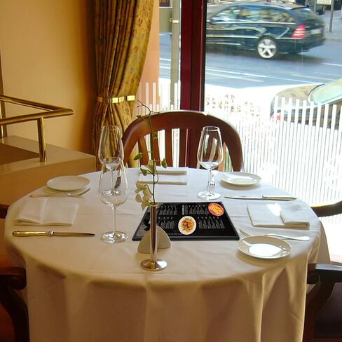 Menu Covers 8.5 x 11 Inch Transparent Restaurant Menu Covers Fit A4 Paper, 4 Page 8 View, 4PCS in Saudi Arabia