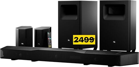 Shockwafe 9.2.4 Dolby Atmos/DTSX Surround Soundbar Sys-Dual 10" Subs*1300W in Kuwait