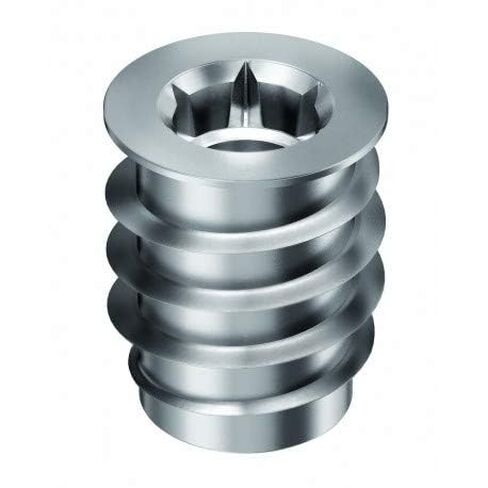 Made in DE Threaded Steel Insert (50 pcs.) with hex Drive and Sealing Collar M6 Internal Thread (d), 12mm Diameter (D) X 18mm Length (L) Works Best in All Wood Materials and substrates in Saudi Arabia