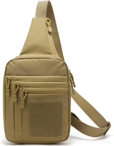 Concealed Carry Tactical Sling Bag for Men Small Chest Daypack Gun Backpack EDC Shoulder Bag Crossbody CCW Range Bags of Pistol -Right&Left Hand Travel Sports Hiking in Kuwait