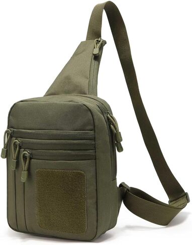 Concealed Carry Tactical Sling Bag for Men Small Chest Daypack Gun Backpack EDC Shoulder Bag Crossbody CCW Range Bags of Pistol -Right&Left Hand Travel Sports Hiking in Kuwait