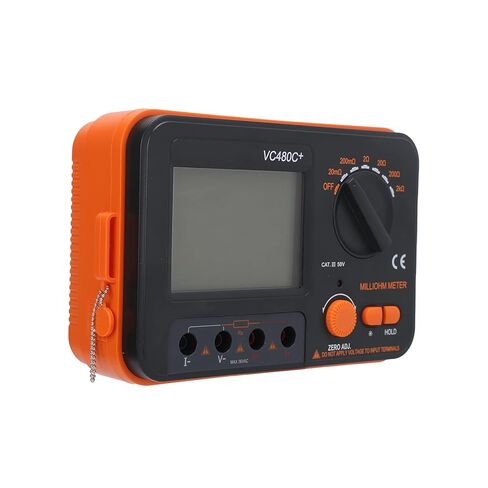 VC480C 0.01m2k 6Gear Digital Milliohmmeter 4Wire Measurement DC Low Resistance Tester in Saudi Arabia
