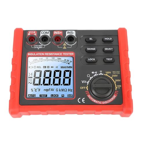 Digital Ohm Meter Silicone Adjustable Bracket Auto Off Digital Resistor Tester for Transformer Motors in Saudi Arabia