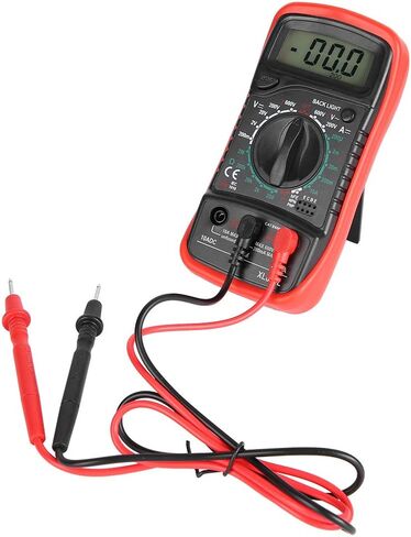 XL830L Handheld LCD Digital Multimeter Voltmeter Ammeter Ohmmeter Current Voltage Tester(XL830L Red) in Saudi Arabia