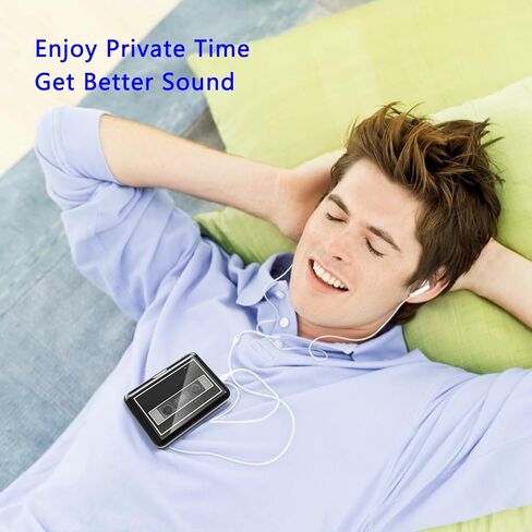 مسجل شريط مشغل كاسيت- تحويل شريط إلى MP3 الرقمي ، Walkmaner المحمولة مع مقبس سماعة الرأس عكس تلقائيًا ، 3.5 مم in Kuwait