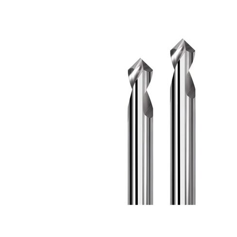 مثقاب مركزي من الكربيد 60 90 120 درجة 1-20 مم موقع الشطب إعداد دليل ثقب الطيار أداة آلة CNC (فضي، 10 مم، 90 درجة) in Kuwait