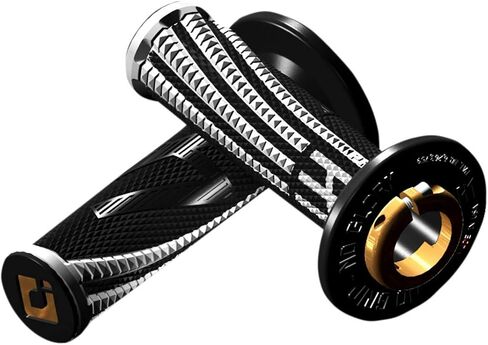 Odi Emig Pro Lock-On Grips (Black/White) in Saudi Arabia