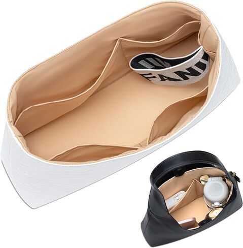 Handbag Organizer Insert for COACH Brooklyn Shoulder Bag 28, Custom Fit Inside Premium Vanile Lightweight WaterResistant Purse Insert with Cup Holder Accessories in Kuwait