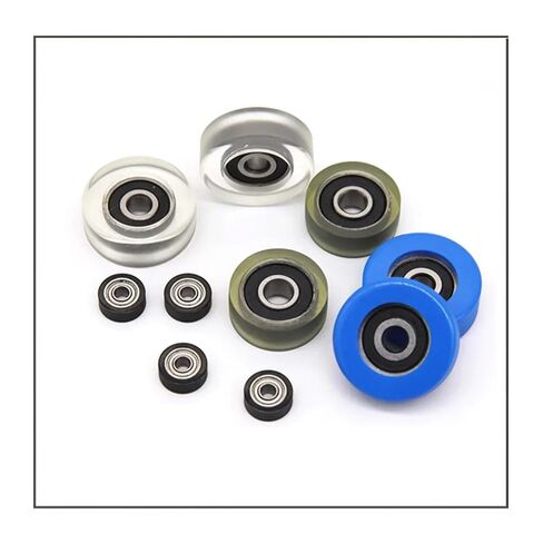 PU6000 6001 6200 6201 Coated Bearing wear-Resistant Roller Guide Roller Bearing Rubber Roller Bearing(PU600035-11,2Pcs) in Saudi Arabia