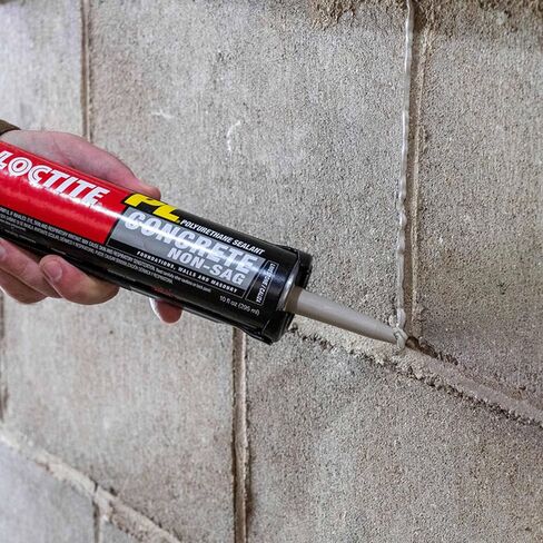 Loctite PL Concrete Non-Sag, Limestone Polyurethane Sealant, Gray, 10 fl oz Cartridge, 12 Pack in Saudi Arabia