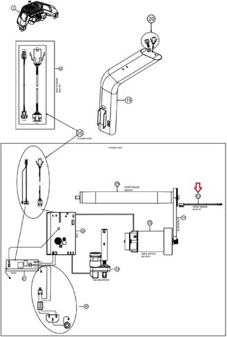 مستشعر سرعة تاش من هيدرا فيتنس إكستشينج 1000513254 يعمل مع جهاز المشي Bow-Flex T25i T56i in Kuwait