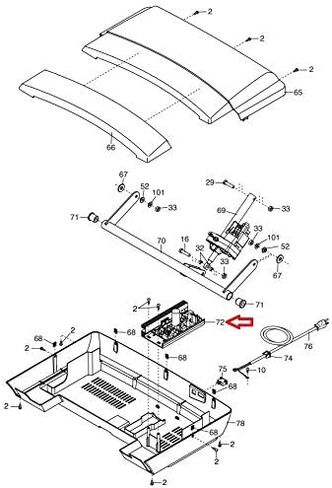 Motor Control Board Controller MC1648DLS 388474 Works with Nordic-Track Pro-Form Treadmill in Kuwait