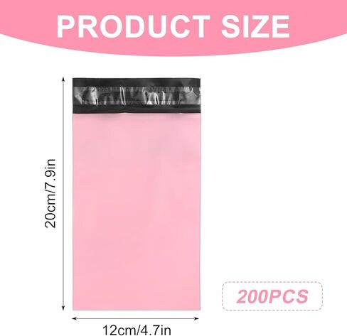 Sanitary Napkin Disposal Bags, 200 Pcs Pink Feminine Hygiene Bags, Self-Sealing, Odor Blocking, Privacy Protection, Disposable Bags for Tampons and Pads in Saudi Arabia