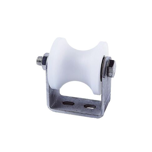 Bearing Roller Nylon U-Shaped Track Wheel with Stainless Steel Bracket for 60 Round Tube Pulley Fixed Pulley Cable Hanger(40mm) in Saudi Arabia