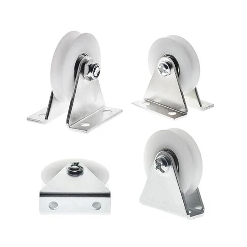 1pc with Bracket Groove Wheel Bearing Roller 6mm Steel Wire Rope Movable Pulley Guide/hange Wheel 6 * 38(2L) in Saudi Arabia