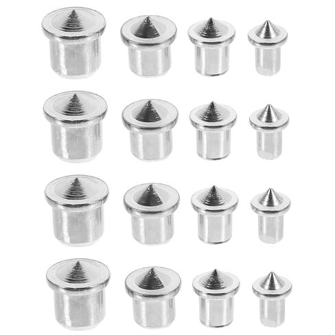 NUOBESTY Woodworking Dowel Pins Set 16-Piece Center Transfer Plugs for Accurate Alignment Steel Dowel Tools for DIY Furniture Projects in Saudi Arabia