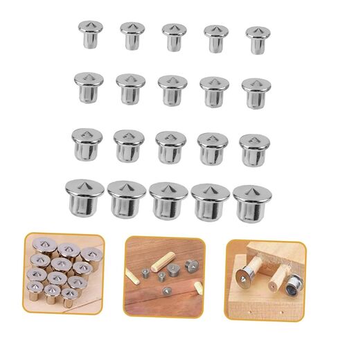 Zerodeko 20-Piece Dowel Pin Marker Alignment Tool Set for Woodworking Centering for Precision Hole Drilling and Woodworking Accessories in Saudi Arabia