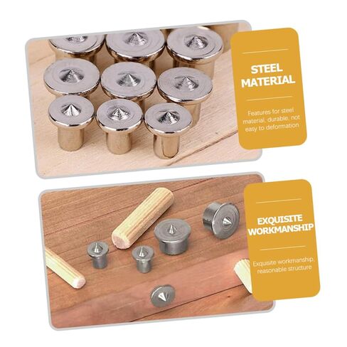 Zerodeko 20-Piece Dowel Pin Marker Alignment Tool Set for Woodworking Centering for Precision Hole Drilling and Woodworking Accessories in Saudi Arabia